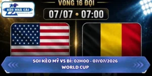 Soi Kèo Mỹ vs Bỉ: 07h00 - 07/7 - World Cup 2026 10 soi kèo Mỹ vs Bỉ